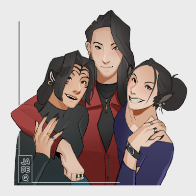 Celine with half shifted Miyeong and Poppy (thirdlight)
