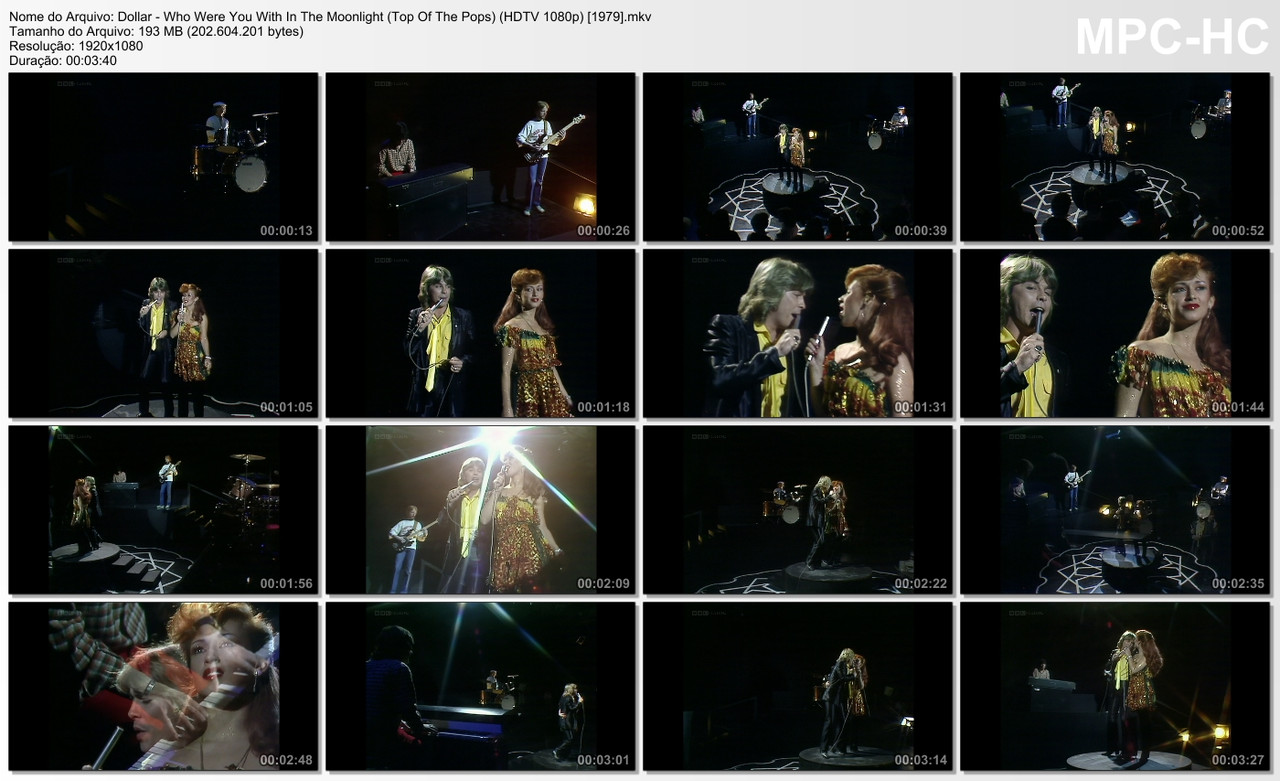 Dollar - Who Were You With In The Moonlight (Top Of The Pops) (HDTV 1080p) [24.05.1979]