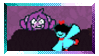 stamp of seth looking frustrated while aqua dances