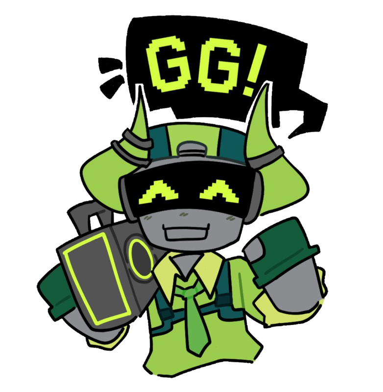 updated "gg" sticker