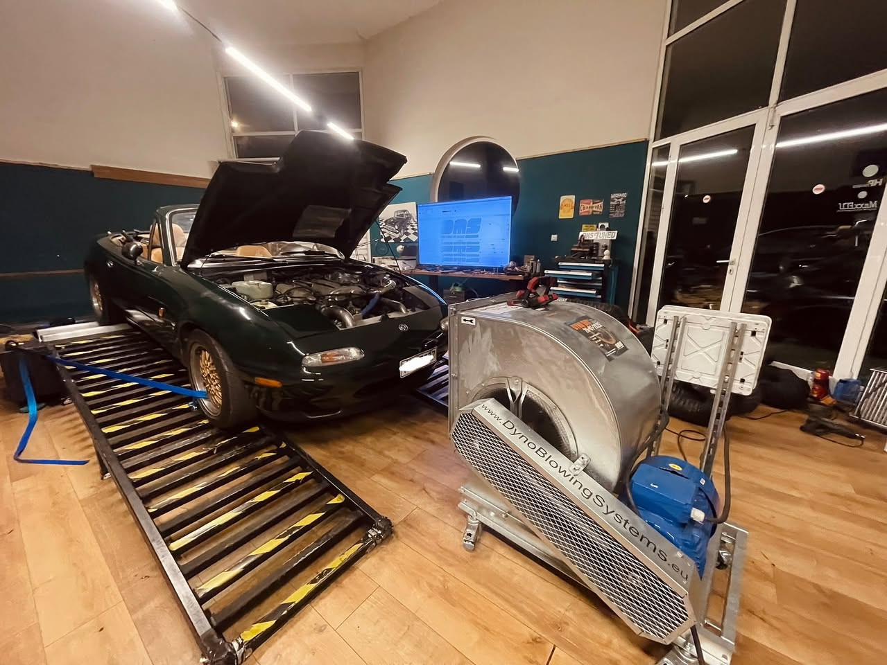 MX5 MK1 turbo dyno graph