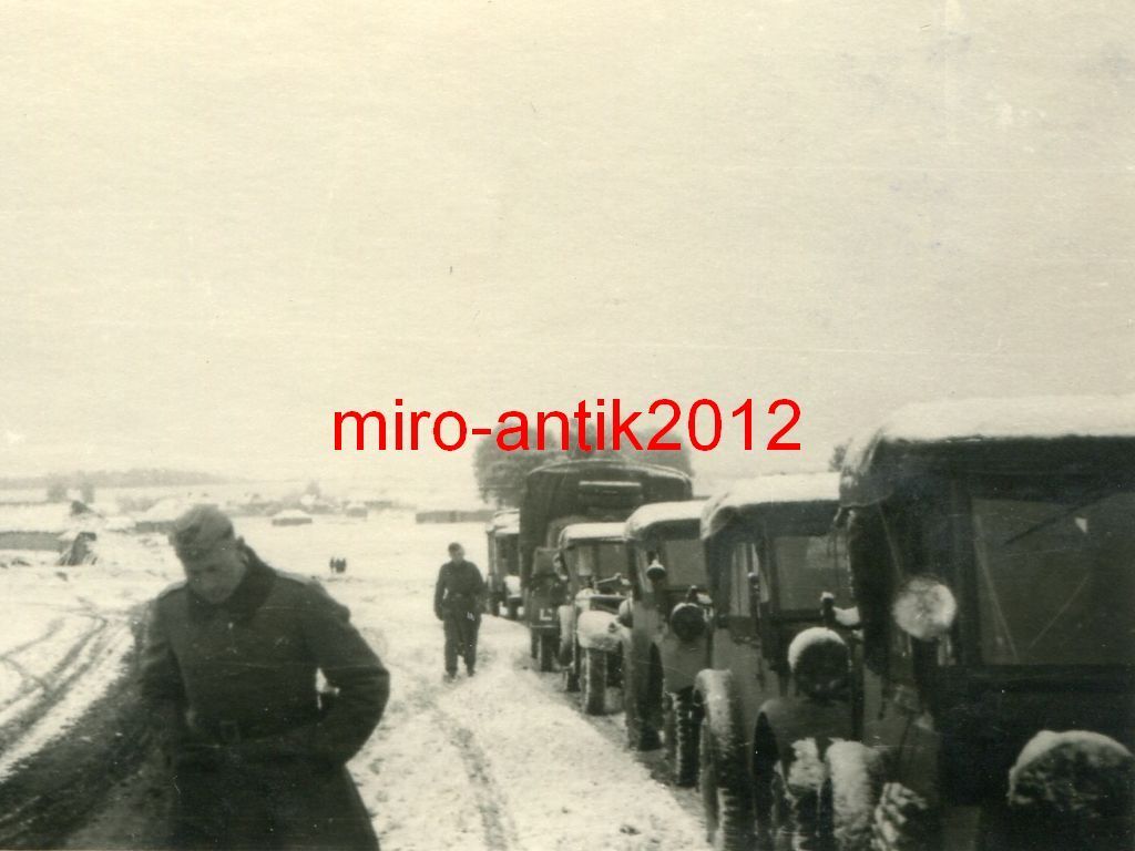 Wehrmacht, LKW, PKW, Kübelwagen, Kolonne, Kaluga