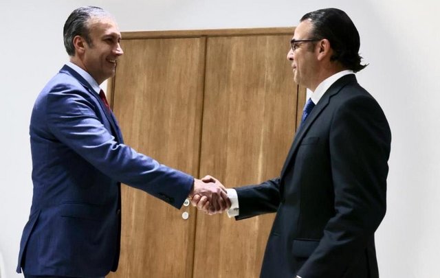 Tareck El Aissami y Javier La Rosa Tareck El Aissami y Javier La Rosa