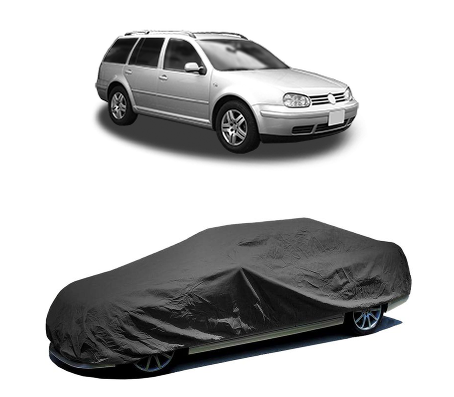 Husa tip prelata auto pentru Volkswagen Golf VAN IV Variant (1J5) 1999 - 2006,culoare negru, material textil impermeabil, rezistanta la intemperii praf UV, CARPASSION Husa Protectie