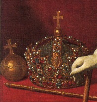 Crowns - assorted thoughts on. Cypher-tudor-crown-charles-I-painting