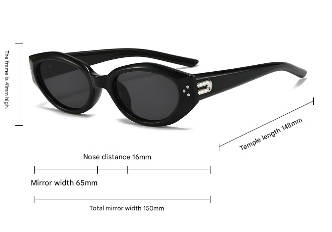 Green Retro Oval Sunglasses for Women | Face-Slimming High-End Design | Ultra-Light UV Protection 3-Piece Set