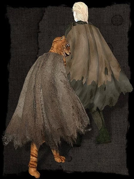 Tattered and Torn - Hooded Cloak DIM