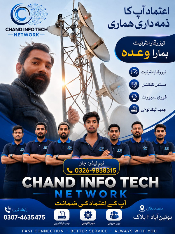 CHAND INFO TECH NETWORK Youhanabad Operations