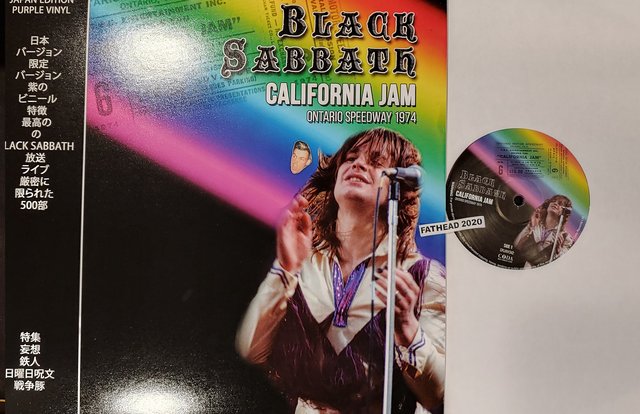 Black Sabbath - California Jam Ontario Speedway 1974 (Vinyl, 2018) HD 24Bit FLAC LossLess