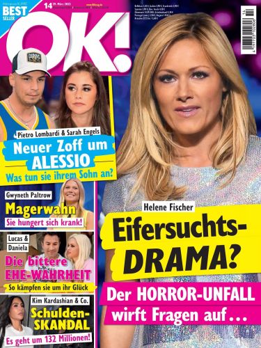 Cover: Ok! Frauenmagazin No 14 vom 29  M&auml;rz 2023