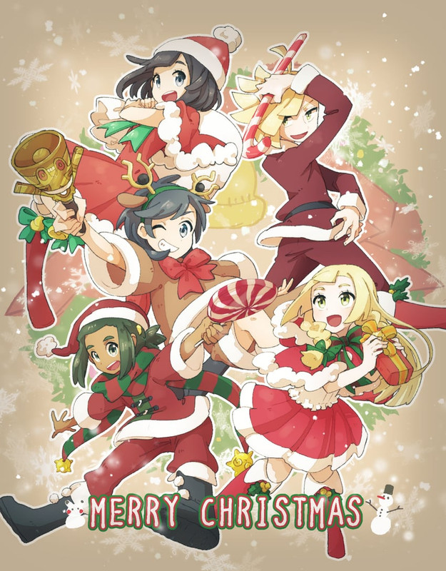 lillie-selene-elio-gladion-and-hau-pokem