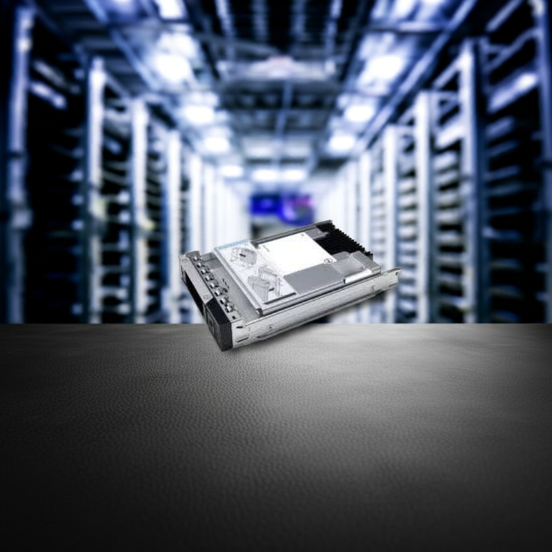 SSD Dell PowerEdge em seu caddy hot-swap de 3.5 polegadas