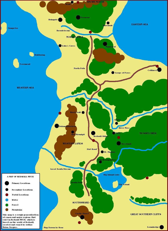 Redwall-map