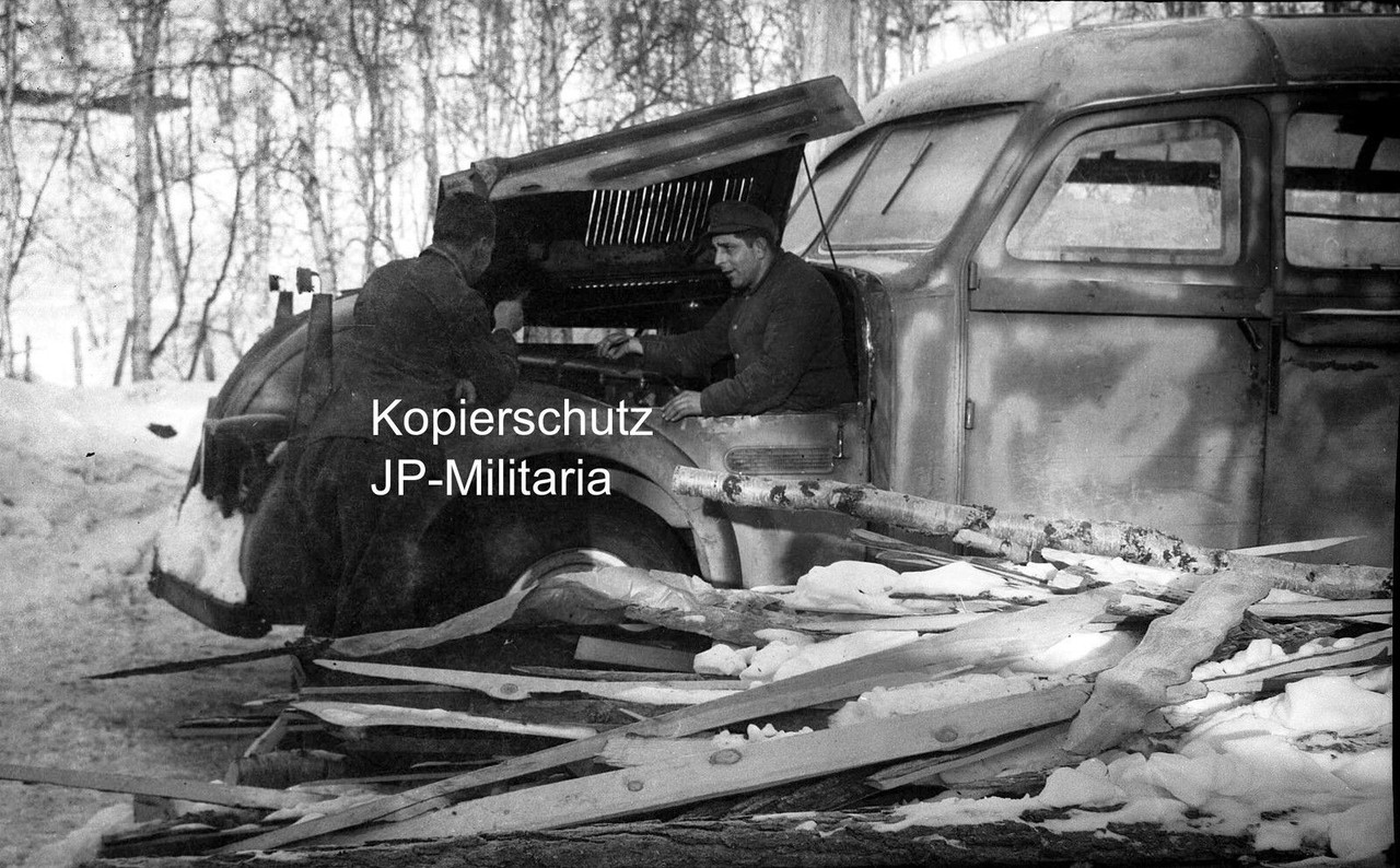 SW Negativ für Foto Wehrmacht Fahrzeug Bus Omnib