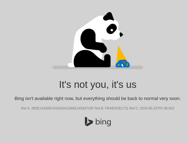 Ausfall Bing