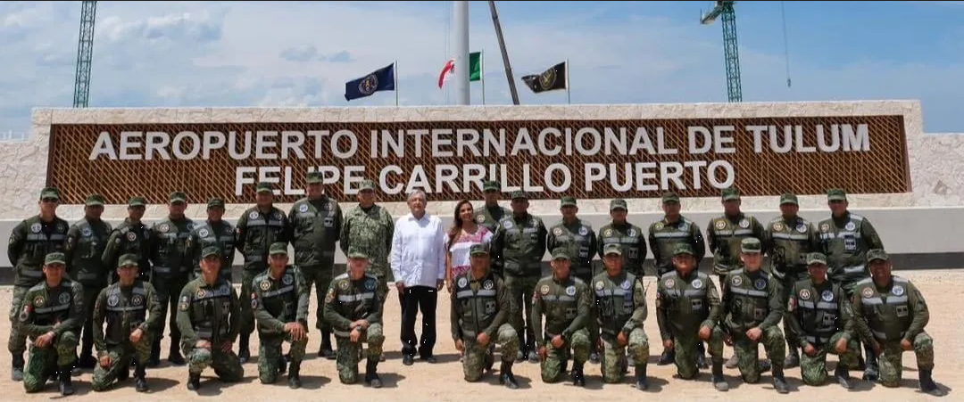 Supervisa AMLO avances del Aeropuerto de Tulum