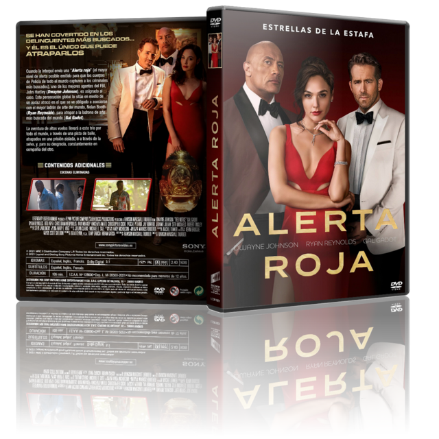 Portada - Alerta Roja [2021] [DVD9 Custom] [Pal] [Cast/Ing/Fr] [Sub:Varios] [Acción]