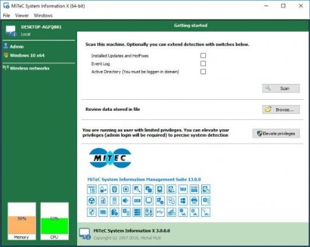 MiTeC System Information X 4.6.0