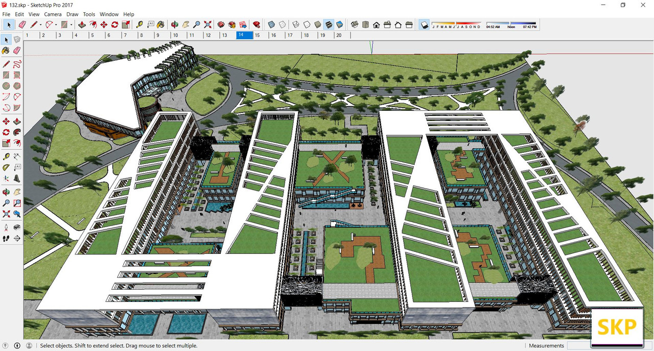 Sketchup School and University 132 3D model