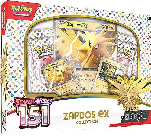 Amazon: Pokémon TCG: Scarlet & Violet - 151 - Zapdos ex EN