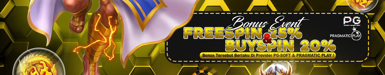 EVENT FREESPIN 25% & BUYSPIN 20% MATAHOKI