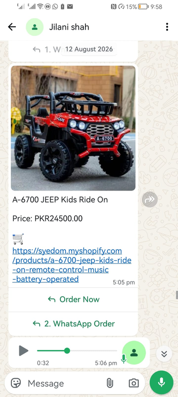 WhatsApp AI Business Agent screenshot 1