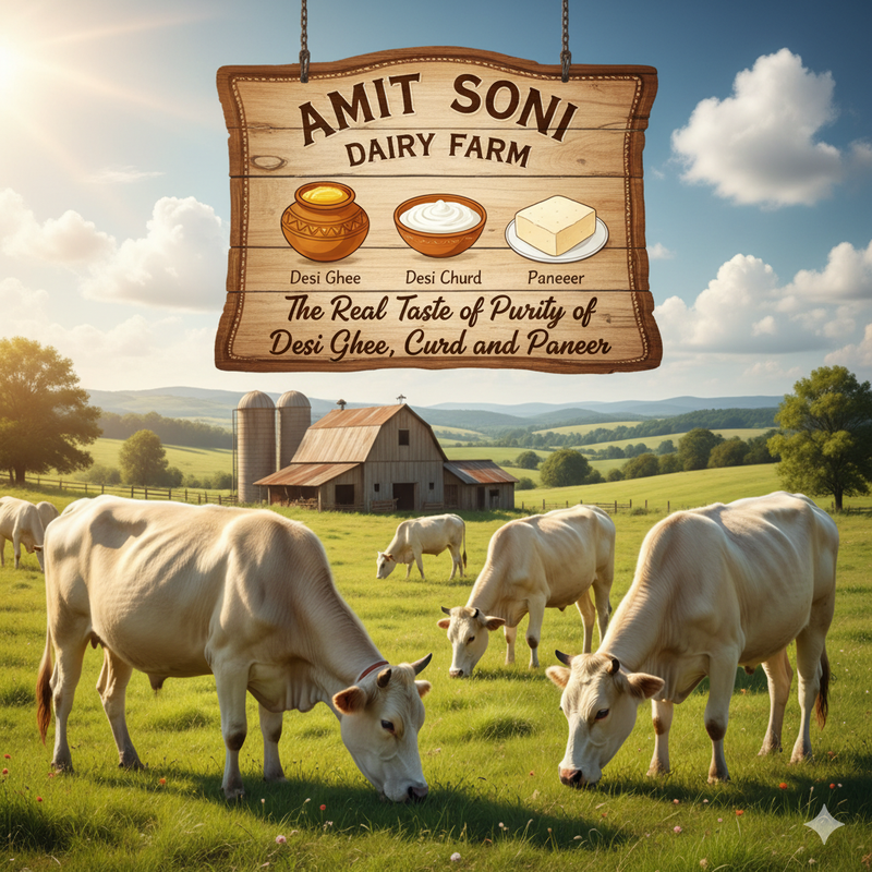 Amit Soni Dairy Farm Sanwer