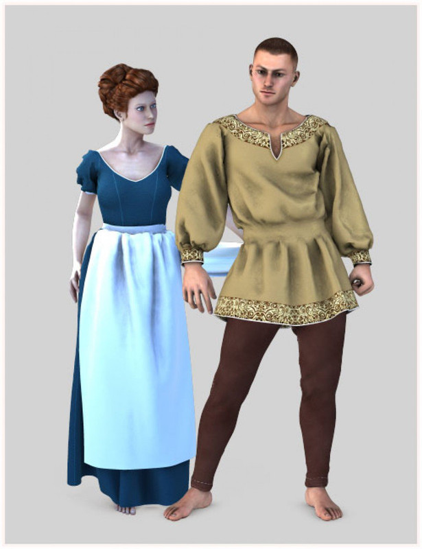 Dynamic Peasant Clothing Bundle