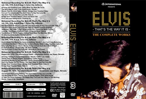 Elvis Presley - Thats The Way It Is - The Complete Works