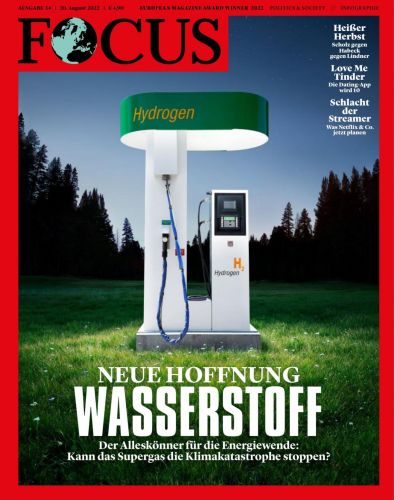 Cover: Focus Nachrichtenmagazin No 34 vom 20  August 2022