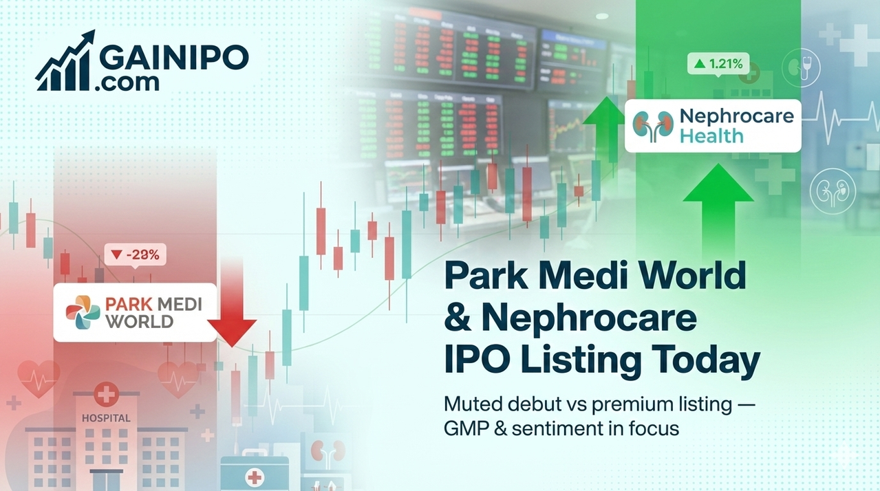 Park Medi World & Nephrocare Make Muted–Mixed Debut; Healthcare Listings, SME Buzz Drive IPO Action on 17 Dec