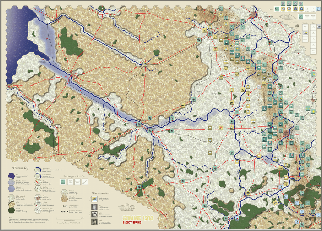 Somme 1918Map
