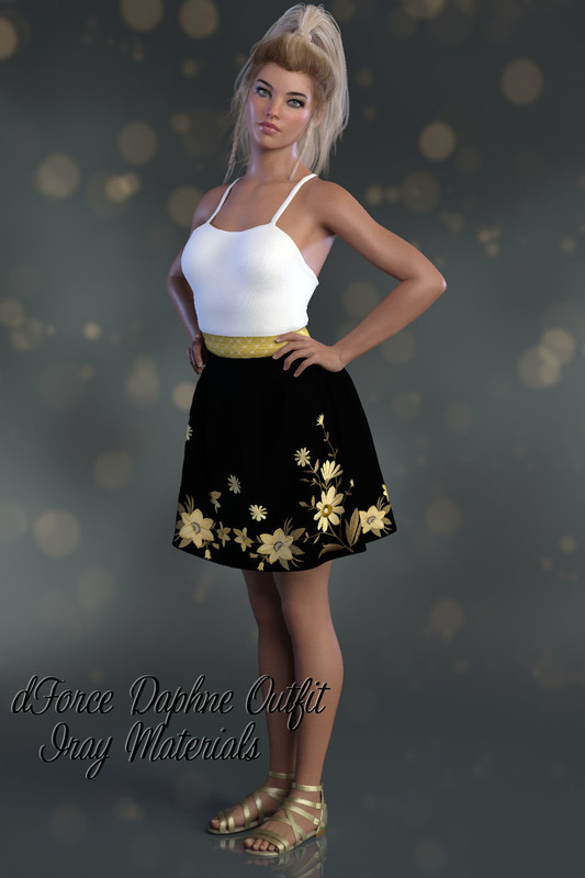 dForce Daphne Outfit for Genesis 8 Females dForce Daphne Outfit for Genesis 8 Females