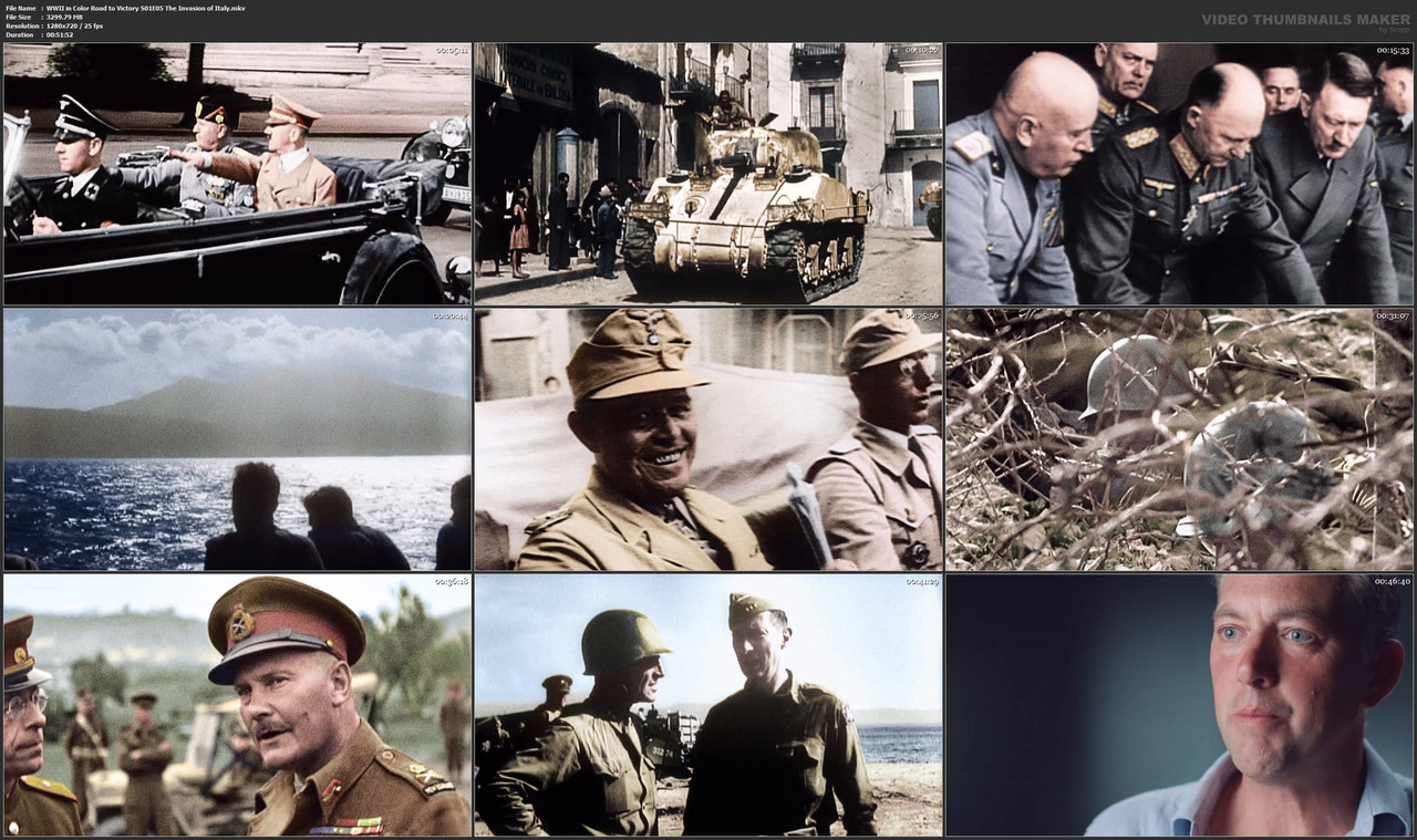 WWII in Color Road to Victory S01E05 The Invasion of Italy.mkv