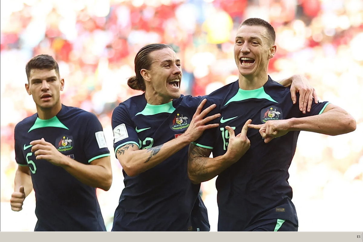 Qatar 2022: Australia se impone ante Túnez 1 a 0