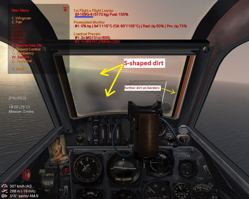 GWpitBf109G6Windscreen