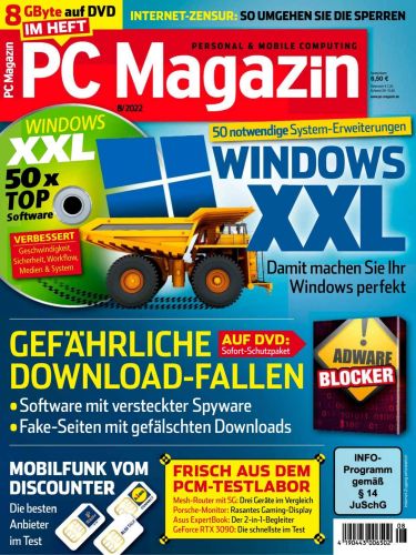 Cover: Pc Magazin August No 08 2022