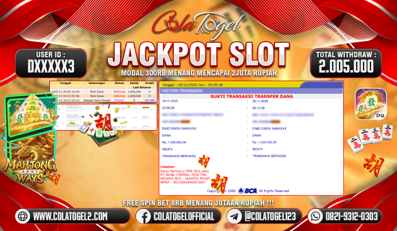 JACKPOT SLOT GACOR!!