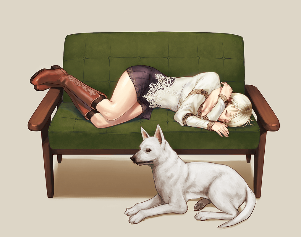 fiona-belli-and-hewie-demento-drawn-by-azasuke-94cec0dd7f24d26d7e2122c608ede297