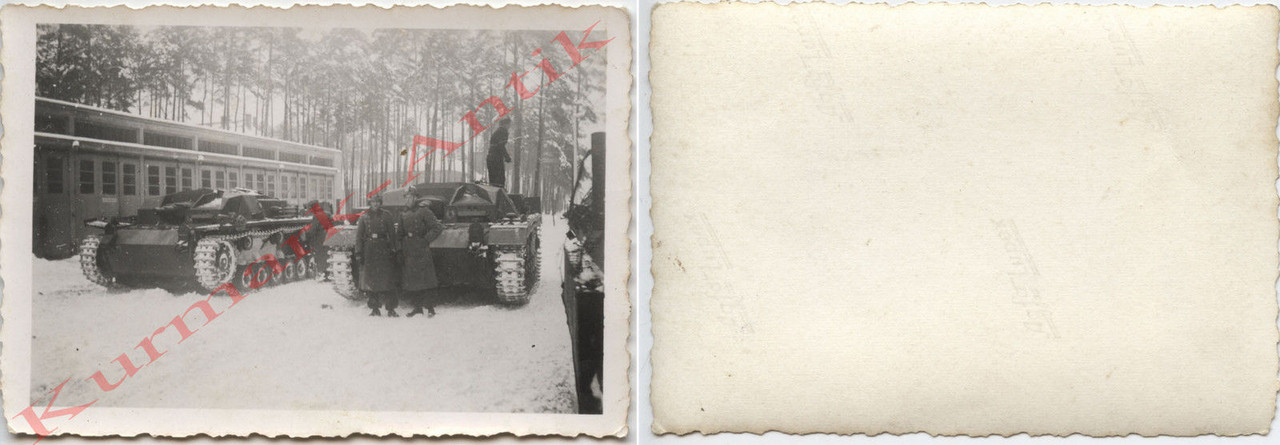 Foto Wehrmacht Panzer Stug Sturmgeschütz Jüterbo