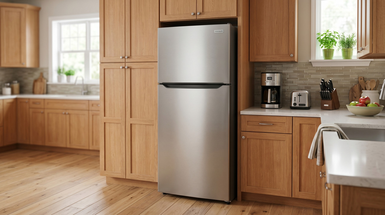 Nevera Frigidaire 18 Pies Cúbicos Top Mount Acero Inoxidable