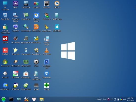 WinPE MCBoot VN Version 9.1 build 080822 Pro 2022