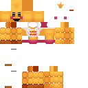 Five Nights at Freddy's 2 - Toy Chica (Beakless) Minecraft Skin