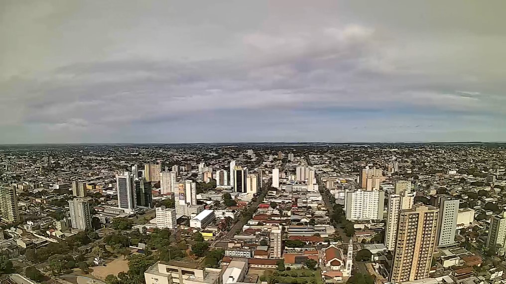 Campo Grande nesta manhã de domingo