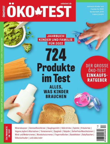 Cover: Öko-Test Sonderheft Jahrbuch Kinder und Familie 2022