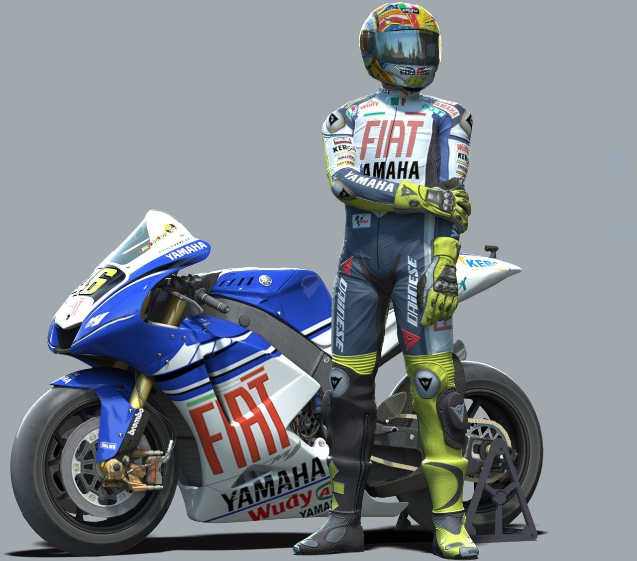Fiat Yamaha Team Valentino Rossi Bike