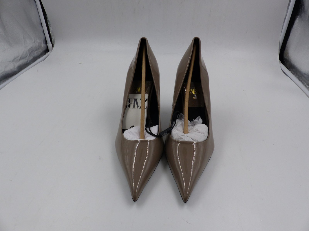Zara cheap nude heels
