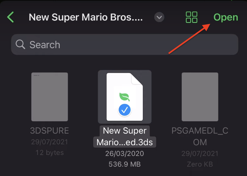 Import Game ROMs .. You can download it from Homebrew Hub 