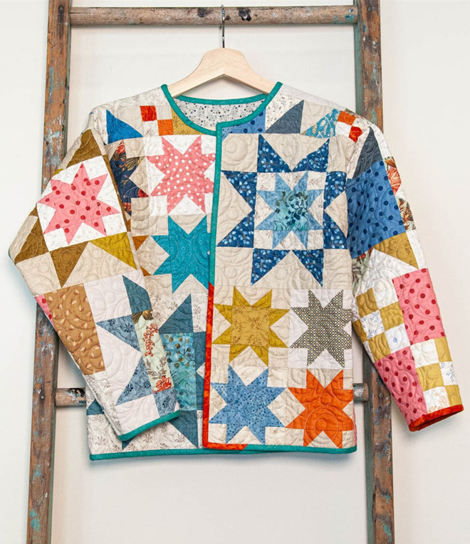 Beachcomber Jacket Pattern by Edyta Sitar Laundry Basket Quilts  859723009223 - Quilt in a Day Patterns