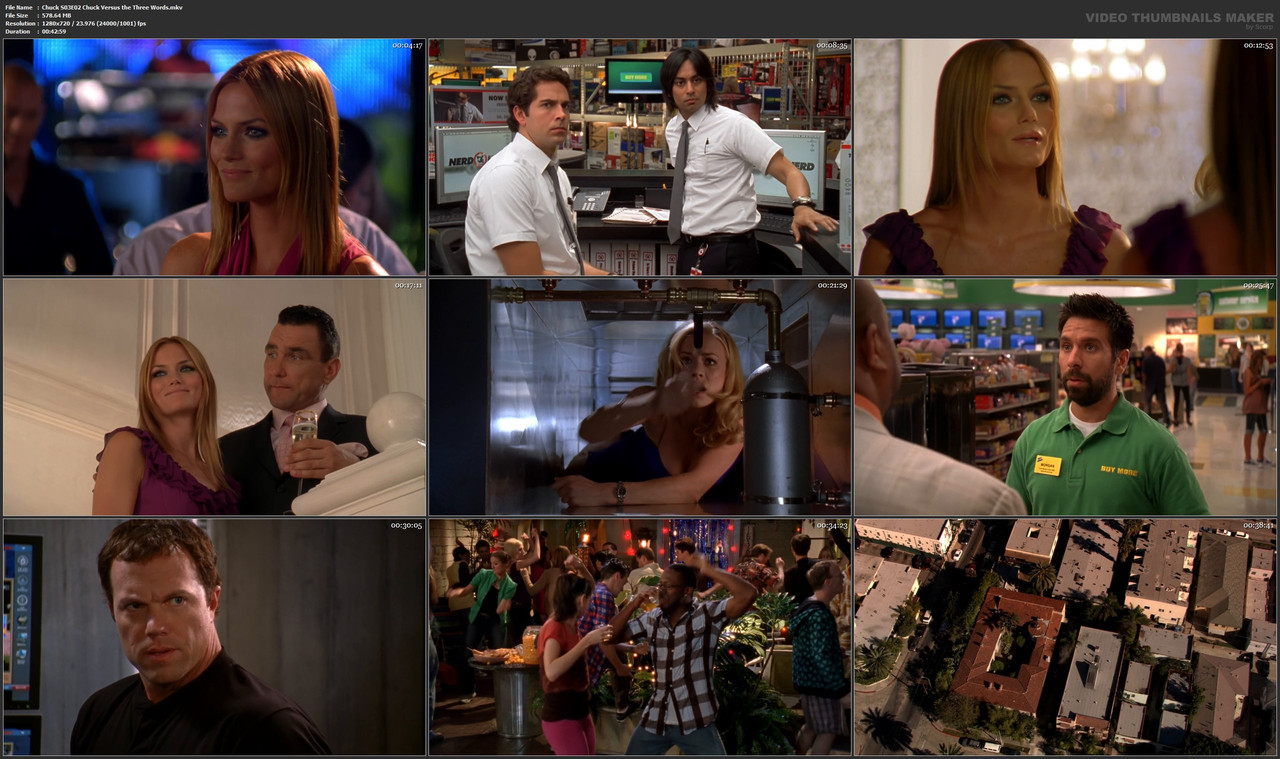 Chuck S03E02 Chuck Versus the Three Words.mkv